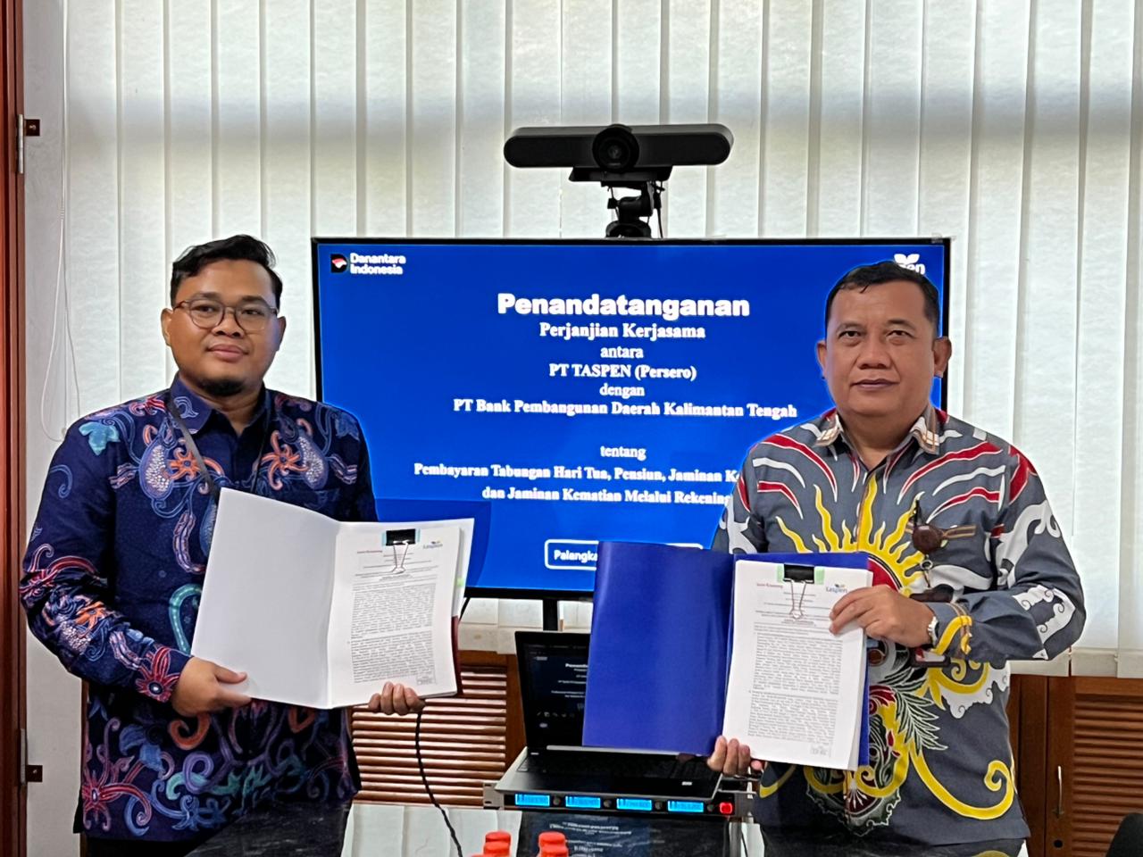 Bank Kalteng dan Taspen Perpanjang Kerja Sama, Perkuat Layanan Pembayaran Pensiun ASN di Kalimantan Tengah